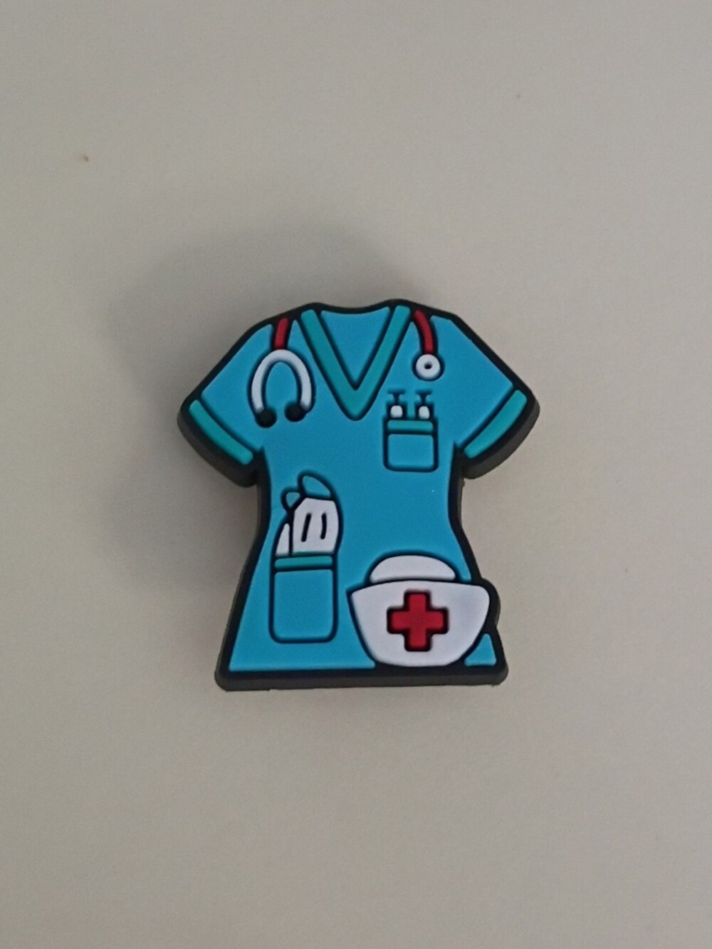 10 for $10 Jibbitz Croc Charm - Medical Blue Scrub Shirt Nurse Doctor Healthcare